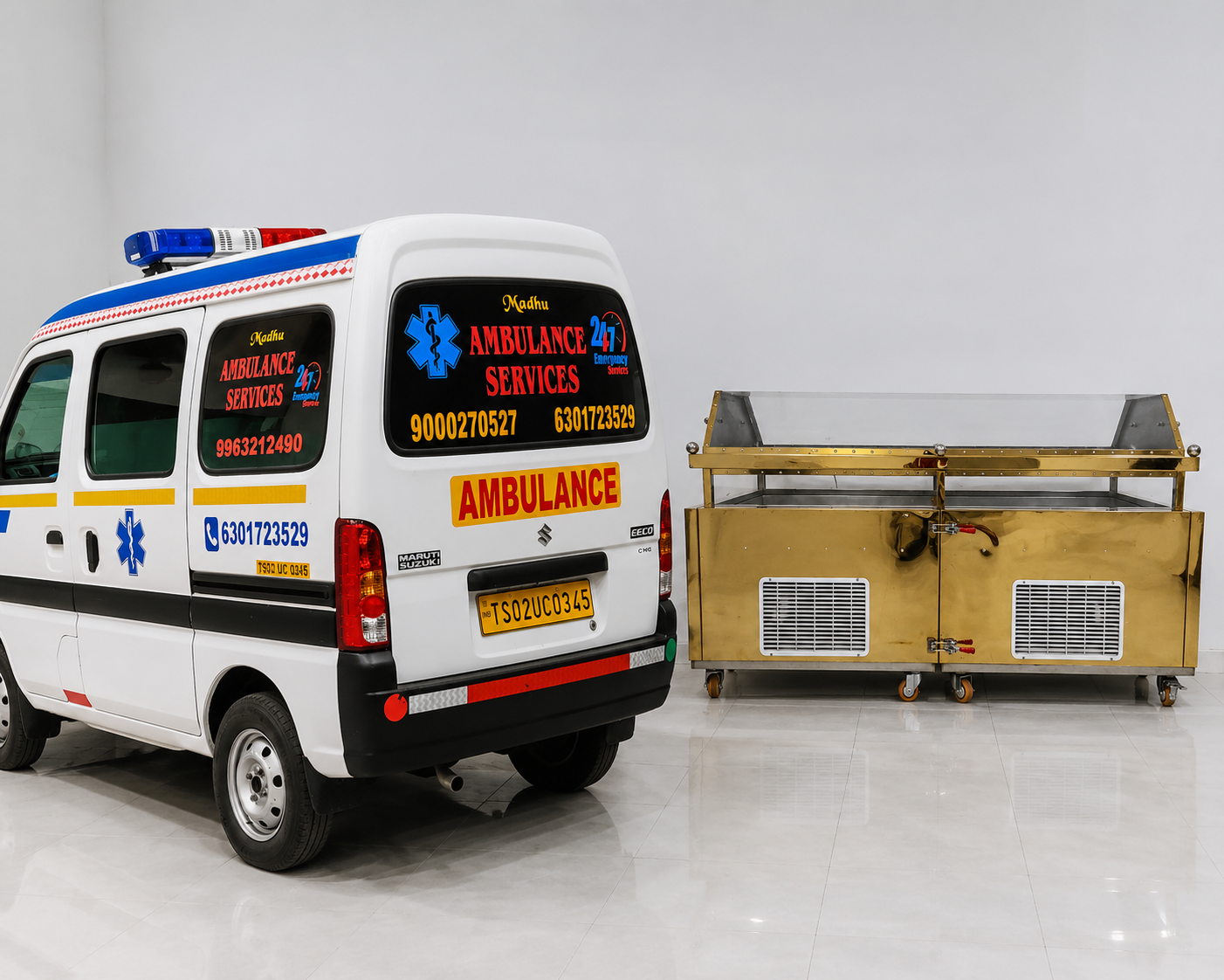 Ambulance With Freezer Box