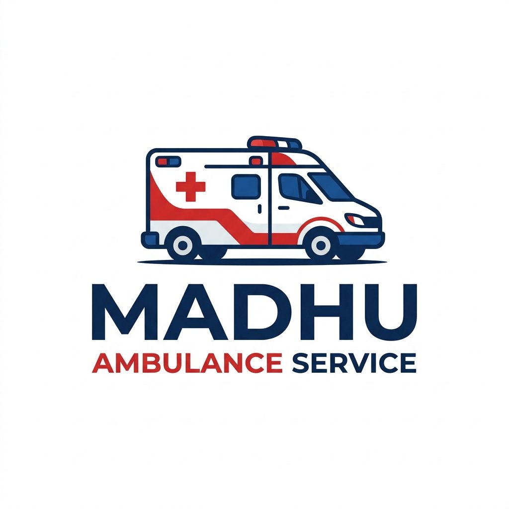 Madhu Ambulance Service Logo